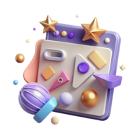 extraordinary abstract Error Page Ui Design Isolated for Website Development authentic png