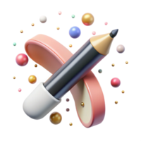 elegant abstract Eyebrow Pencil Fine Point Transparent for Brow Shaping exclusive png