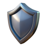 elegant abstract Single, stylized, low-poly shield, metallic texture exclusive png