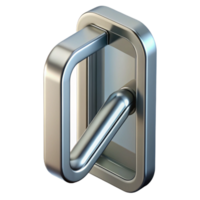 serene creative Modern sliding glass door handle, stainless steel, authentic png