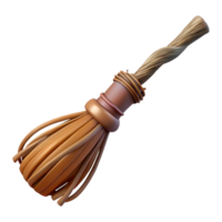 impressive contemporary A witch's broom, made of twigs and bound with twine high resolution png