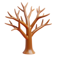 extraordinary artistic A stylized tree, bare branches detailed png