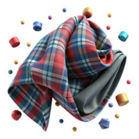 beautiful minimalist Fabric Texture Plaid Pattern Background Transparent premium png