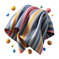 serene modern Fabric Texture Striped Pattern Background Isolated high resolution png