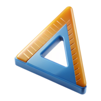 stunning traditional Architect's scale ruler, triangular professional png