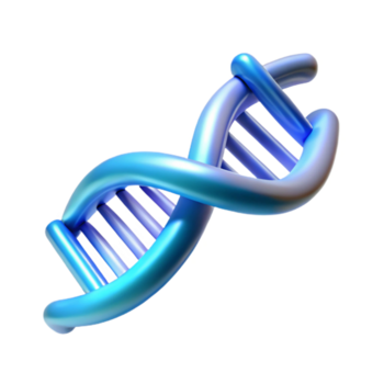 lindo tradicional uma dna Duplo hélice, brilhando profissional png