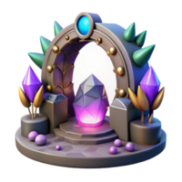 magnificent creative Fantasy Portal Cutout for Game Ui Design original png