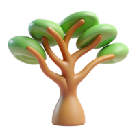 elegant modern A tree, minimalist, flowing lines, abstract nature authentic png