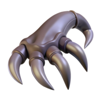 impressive artistic Alien creature's claw with sharp talons detailed png