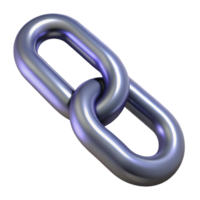 magnificent rustic A metal chain, several links visible, premium png