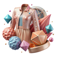 serene vintage Fashion Illustration Graphics Cutout for Design Resources png