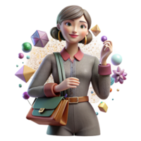magnificent rustic Female Model with Handbag Cutout for Accessory Ads high quality png