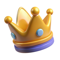 serene traditional Single, stylized, cartoon crown, simple design authentic png