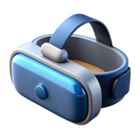 impressive contemporary Virtual reality headset, sleek design, wireless authentic png