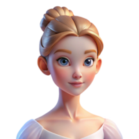 beautiful minimalist Portrait of a graceful ballerina with delicate features and flowing tulle, lit by a soft spotlight, in an Impressionistic style genuine png