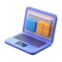 dramatic creative Laptop computer open displaying website wireframe professional png
