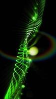 An abstraction of illusory green waves that excites the imagination and lifts the mood, immersing us in a unique creative atmosphere. video