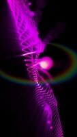 An abstraction of illusory violet energy waves that excites the imagination and lifts the mood, immersing us in a unique creative atmosphere. video