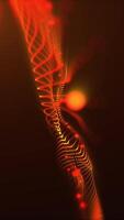 An abstraction of illusory red energy waves that excites the imagination and lifts the mood, immersing us in a unique creative atmosphere. video