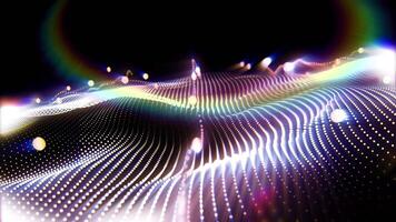 An abstraction of illusory violet waves that excites the imagination and lifts the mood, immersing us in a unique creative atmosphere. video