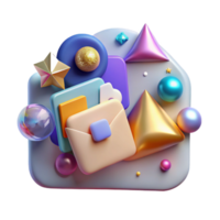 impressive abstract File Upload Drag and Drop Area Cutout for Website Design authentic png