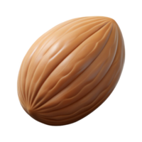 magnificent traditional A single, raw almond nut in its shell high resolution png