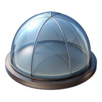 dramatic minimalist Skylight, dome shaped, glass high resolution png