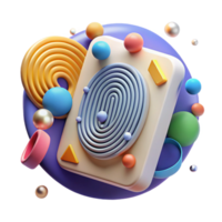 impressive abstract Fingerprint Scanner Biometric Security Cutout for Access Control exclusive png