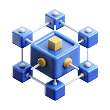 vibrante rústico blockchain tecnologia distribuído livro-razão ilustração Alto qualidade png