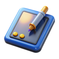 extraordinary classic Tablet computer with stylus pen drawing app genuine png