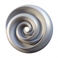 stunning minimalist An abstract representation of time, using a spiral motif in shades of silver and grey, with a soft, ethereal lighting. Symbolic Art style genuine png