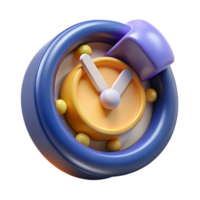 dramatic minimalist A clock, distorted time, abstract concept original png