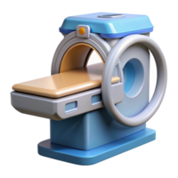 impressive abstract Advanced medical scanner with diagnostic display high resolution png
