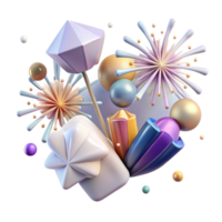 wonderful rustic Fireworks Transparent Background Isolated Firework png