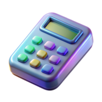 elegant artistic Advanced scientific calculator with holographic display exclusive png