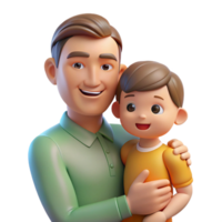 wonderful rustic Portrait of a loving parent with a child in their arms, illuminated by soft, natural light, in a heartwarming, family-themed style original png