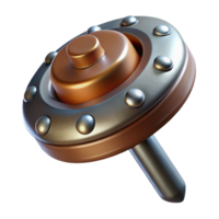 beautiful classic Steampunk rivet with a rounded head and a metallic shaft high resolution png