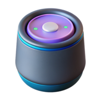 elegant modern Smart speaker with voice assistant genuine png