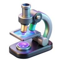 stunning minimalist Advanced microscope with holographic display genuine png