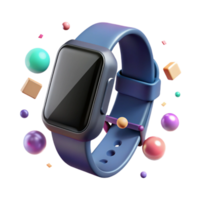 serene rustic Fitness Tracker Smartwatch Isolated for Tech Reviews high resolution png