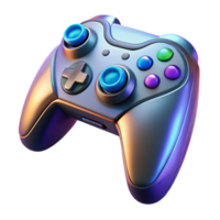 serene abstract Futuristic gaming controller, ergonomic design, haptic feedback high resolution png