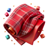 magnificent traditional Flannel Fabric Texture Red Soft Brushed Isolated high resolution png