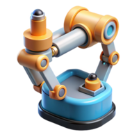 vibrant modern Robotic probe with extendable sensor arms high quality png