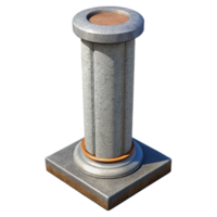serene contemporary Concrete pillar, reinforced concrete detailed png