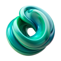 magnificent classic A dynamic composition of swirling, liquid forms, in shades of vibrant turquoise and emerald green, with a bright, iridescent lighting. Fluid Art style high resolution png