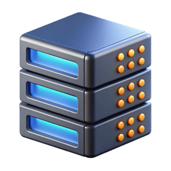 sereno artístico servidor prateleira com piscando luzes profissional png