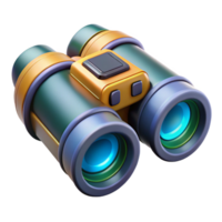 extraordinary abstract Futuristic binoculars, digital display, zoom lens premium png