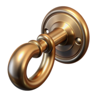 stunning minimalist A steampunk key with intricate carvings and a clockwork mechanism in its handle, emitting a faint, blue glow, highly detailed, digital art high quality png