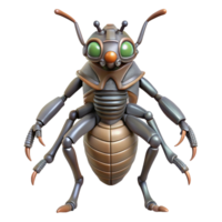 impressive creative Alien insect creature, chitinous armor, multiple limbs authentic png
