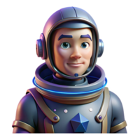 stunning rustic Portrait of a seasoned astronaut with a spacesuit and a wistful gaze, illuminated by the distant stars, in a futuristic, space-themed style authentic png